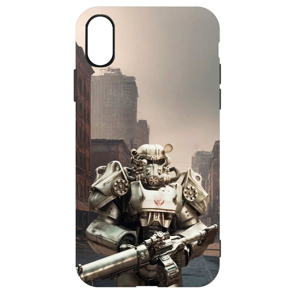 Чехол-накладка Krutoff Soft Case Фоллаут (Fallout) - Рыцарь Братства для iPhone XR черный
Чехол-накладка Krutoff Soft Case Фоллаут (Fallout) - Рыцарь Братства для iPhone XR черный