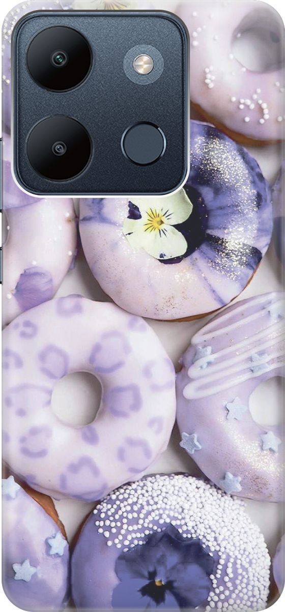 Чехол на Infinix Smart 7/Tecno Spark Go 2023/Pop 7/Pop 7 Pro "Лавандовые пончики", Белый;фиолетовый, 158834
Чехол на Infinix Smart 7/Tecno Spark Go 2023/Pop 7/Pop 7 Pro "Лавандовые пончики", Белый;фиолетовый, 158834