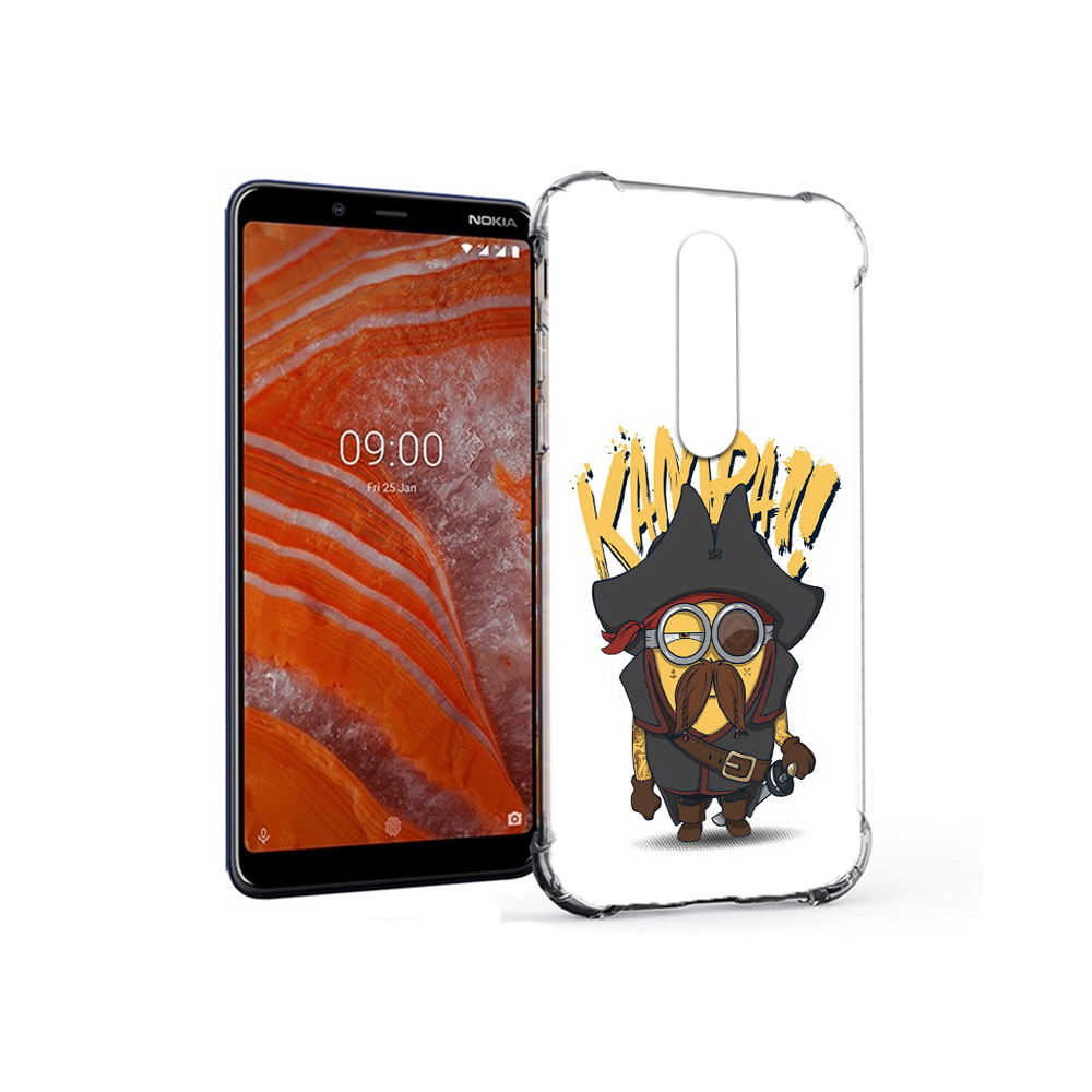 Чехол MyPads Tocco для Nokia 3.1 Plus миньон пират (PT121397.96.476), Прозрачный, Tocco
Чехол MyPads Tocco для Nokia 3.1 Plus миньон пират (PT121397.96.476), Прозрачный, Tocco