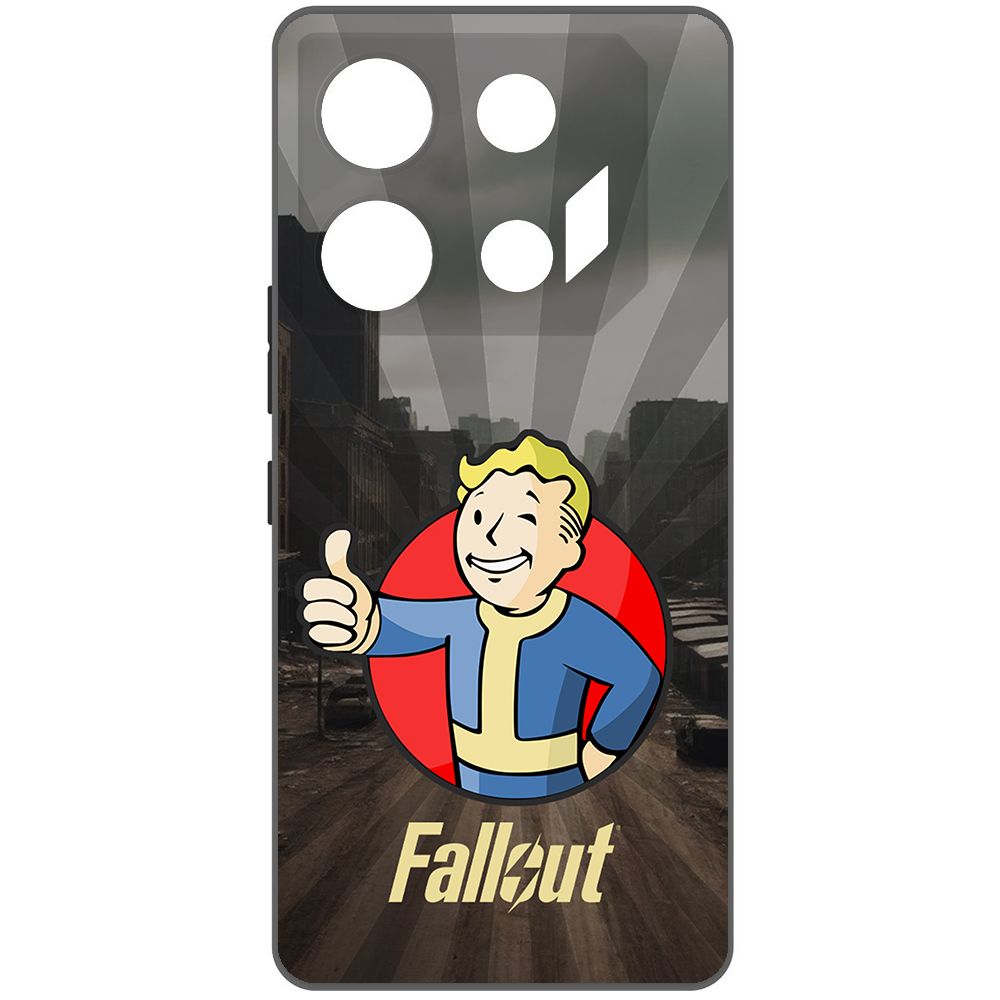 Чехол-накладка Krutoff Soft Case Фоллаут (Fallout) - Волт-бой для INFINIX GT 10 Pro черный
Чехол-накладка Krutoff Soft Case Фоллаут (Fallout) - Волт-бой для INFINIX GT 10 Pro черный