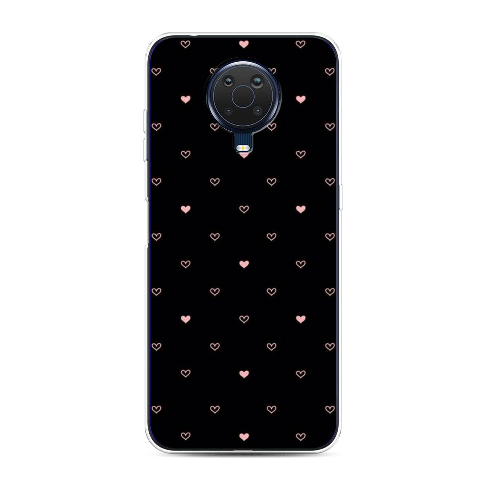 Чехол Awog на Nokia G20 / Нокиа G20 "Черный фон и сердечки", Розовый;серый;черный, 124150-3
Чехол Awog на Nokia G20 / Нокиа G20 "Черный фон и сердечки", Розовый;серый;черный, 124150-3