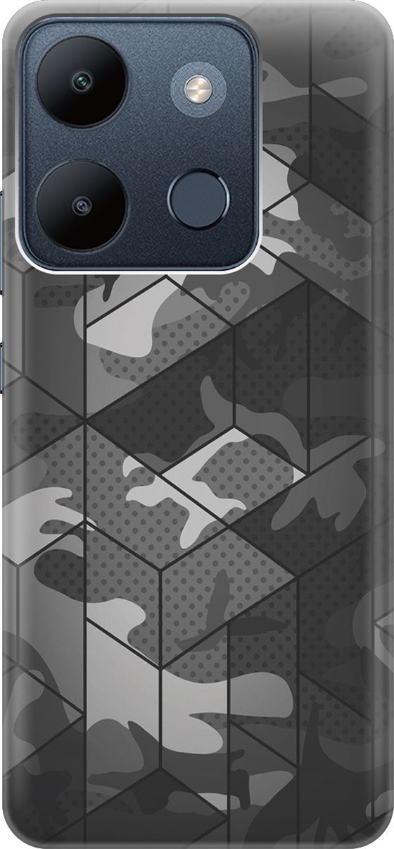 Чехол на Infinix Smart 7/Tecno Spark Go 2023/Pop 7/Pop 7 Pro "Камуфляжная геометрия", Белый;серый, 158836
Чехол на Infinix Smart 7/Tecno Spark Go 2023/Pop 7/Pop 7 Pro "Камуфляжная геометрия", Белый;серый, 158836