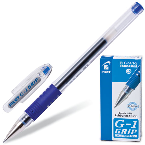 Ручка гелевая с грипом PILOT G-1 Grip, СИНЯЯ,узел 0,5 мм, 0,3 мм, BLGP-G1-5 - 6 шт
Ручка гелевая с грипом PILOT G-1 Grip, СИНЯЯ,узел 0,5 мм, 0,3 мм, BLGP-G1-5 - 6 шт