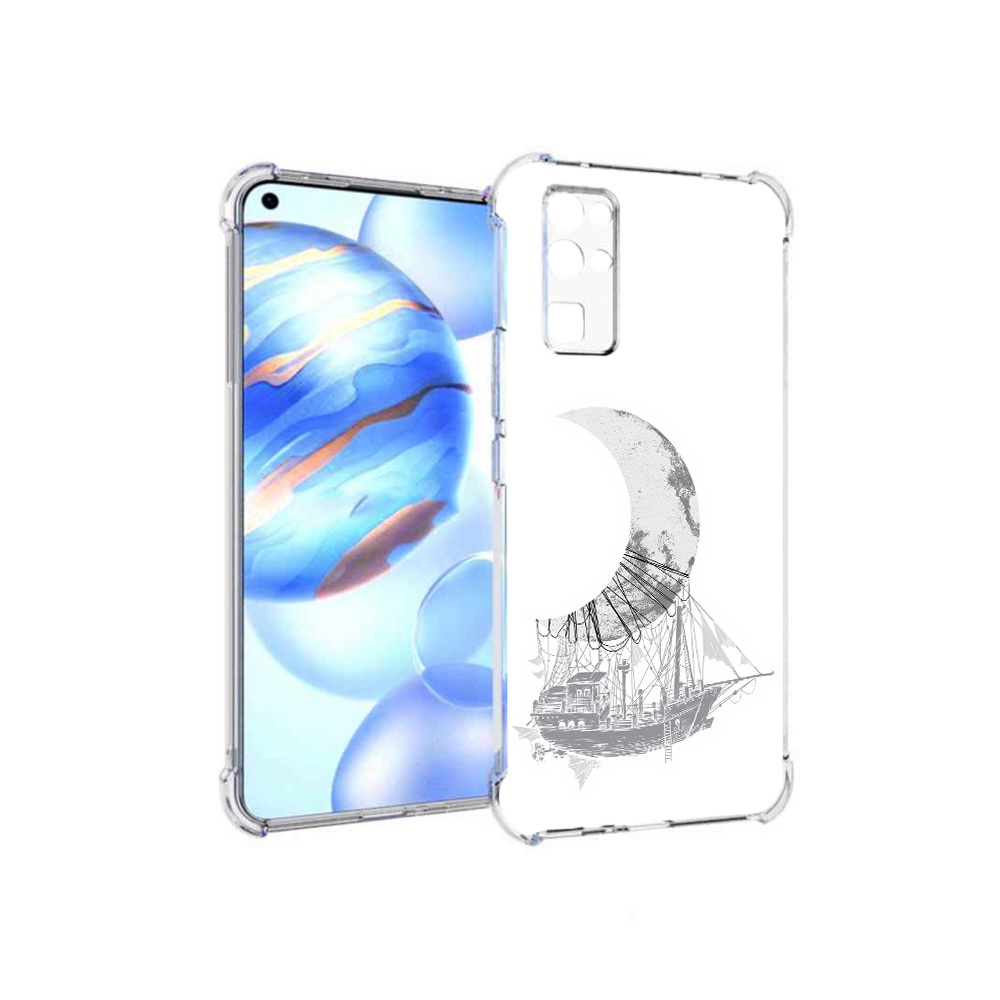Чехол MyPads Tocco для Honor 30 черно белый корабль полумесяц (PT147988.19.684), Прозрачный, Tocco
Чехол MyPads Tocco для Honor 30 черно белый корабль полумесяц (PT147988.19.684), Прозрачный, Tocco