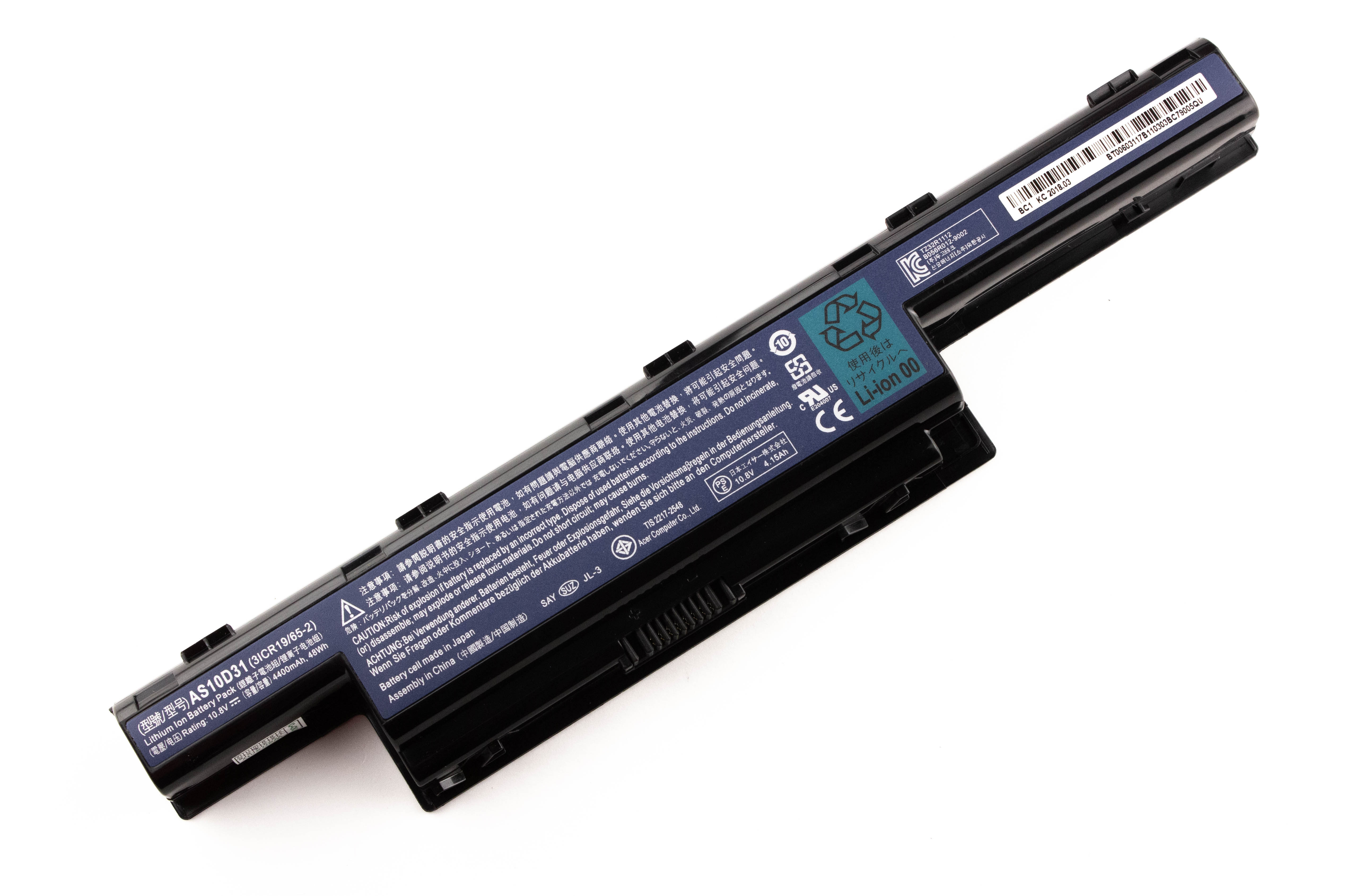 Аккумулятор для ноутбука Acer 4551G 4741 4771G 5253 5333 5551 5741 ORG (10.8V 4400mAh)
Аккумулятор для ноутбука Acer 4551G 4741 4771G 5253 5333 5551 5741 ORG (10.8V 4400mAh)