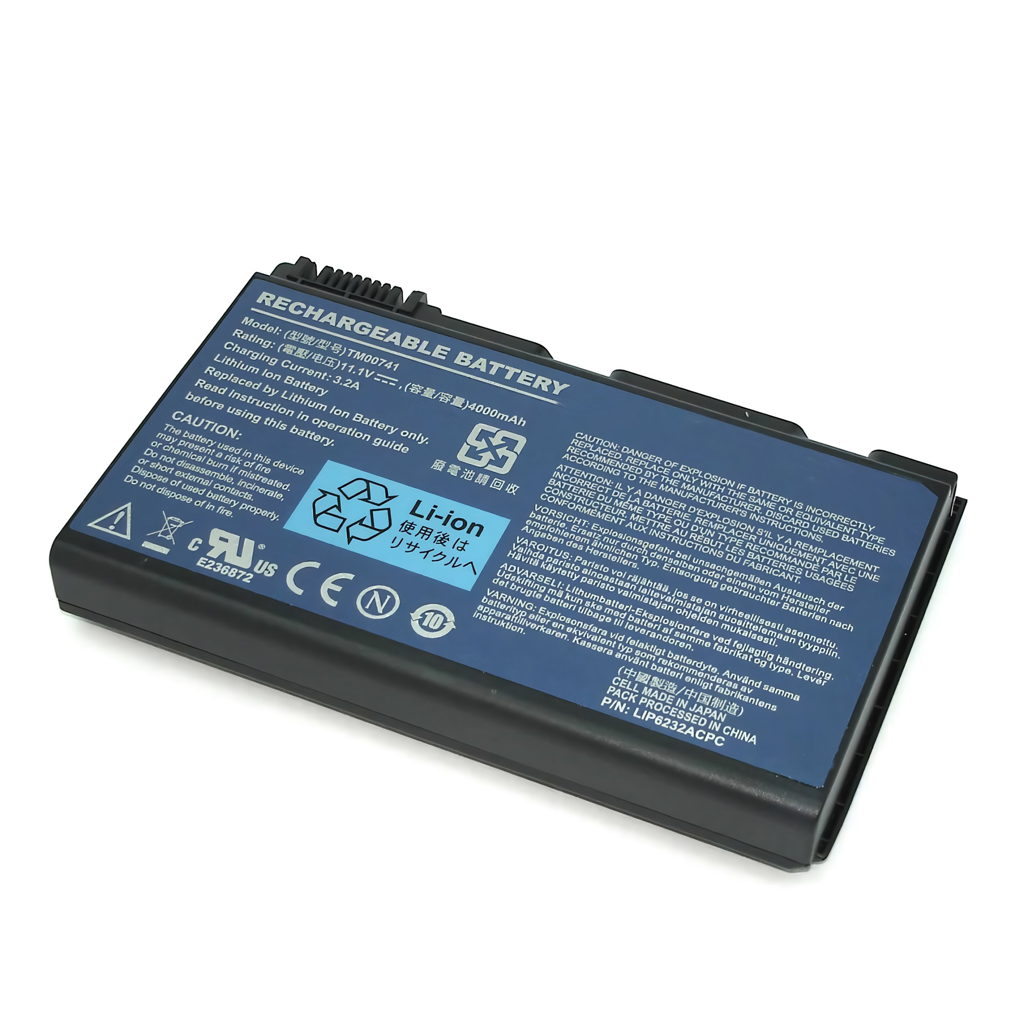 Аккумулятор для ноутбука Acer Extensa 5220 5620 7220 7620 (14.8V 4400mAh) TM00742 TM00752
Аккумулятор для ноутбука Acer Extensa 5220 5620 7220 7620 (14.8V 4400mAh) TM00742 TM00752