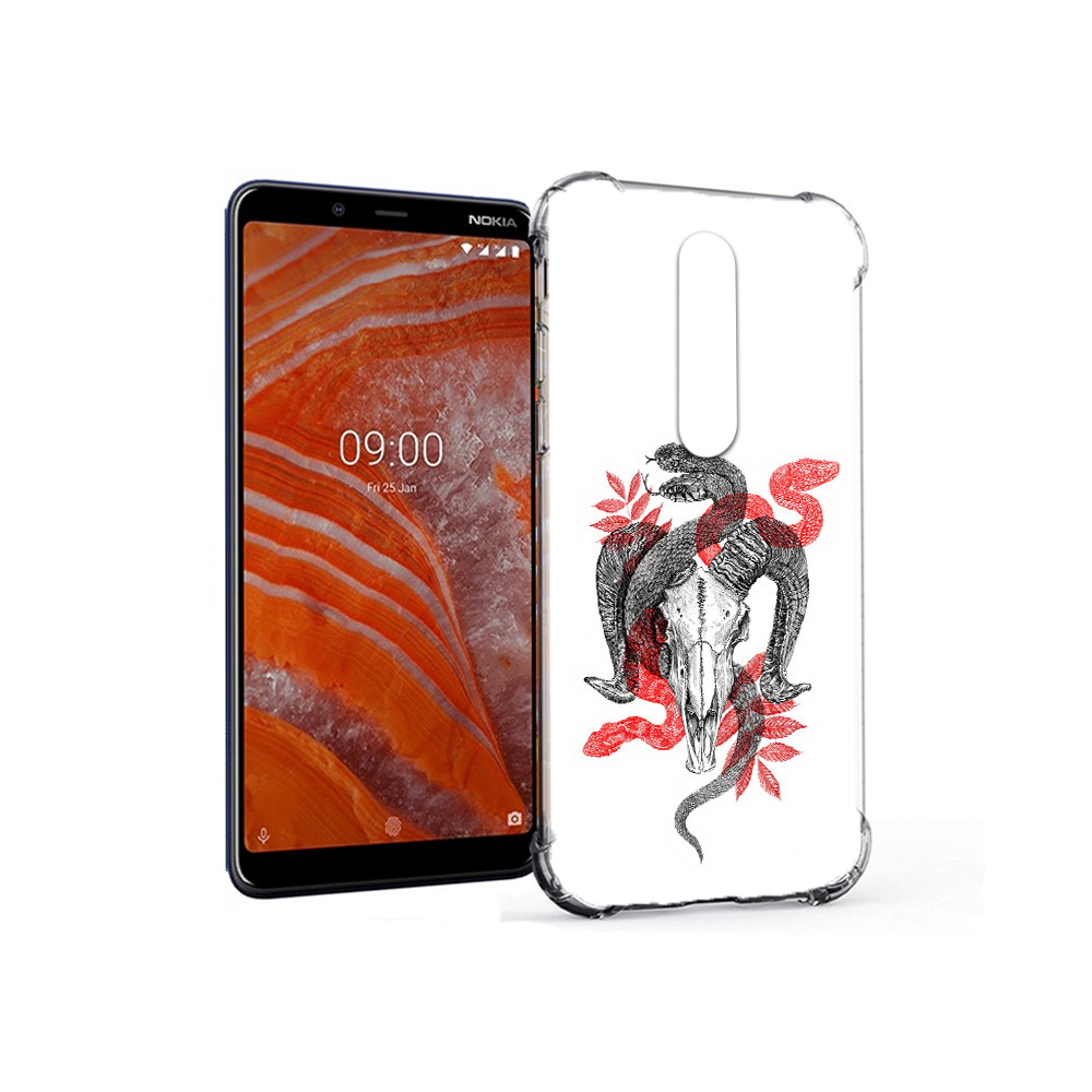 Чехол MyPads Tocco для Nokia 3.1 Plus змея в черепе рисунок (PT121397.96.365), Прозрачный, Tocco
Чехол MyPads Tocco для Nokia 3.1 Plus змея в черепе рисунок (PT121397.96.365), Прозрачный, Tocco