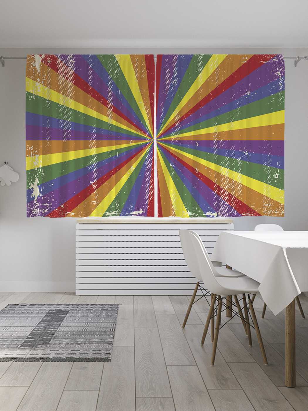 Классические шторы JoyArty "Разноцветные лучи гранж", Oxford DeLux, 2 полотна 145x180 см, Разноцветные лучи гранж
Классические шторы JoyArty "Разноцветные лучи гранж", Oxford DeLux, 2 полотна 145x180 см, Разноцветные лучи гранж