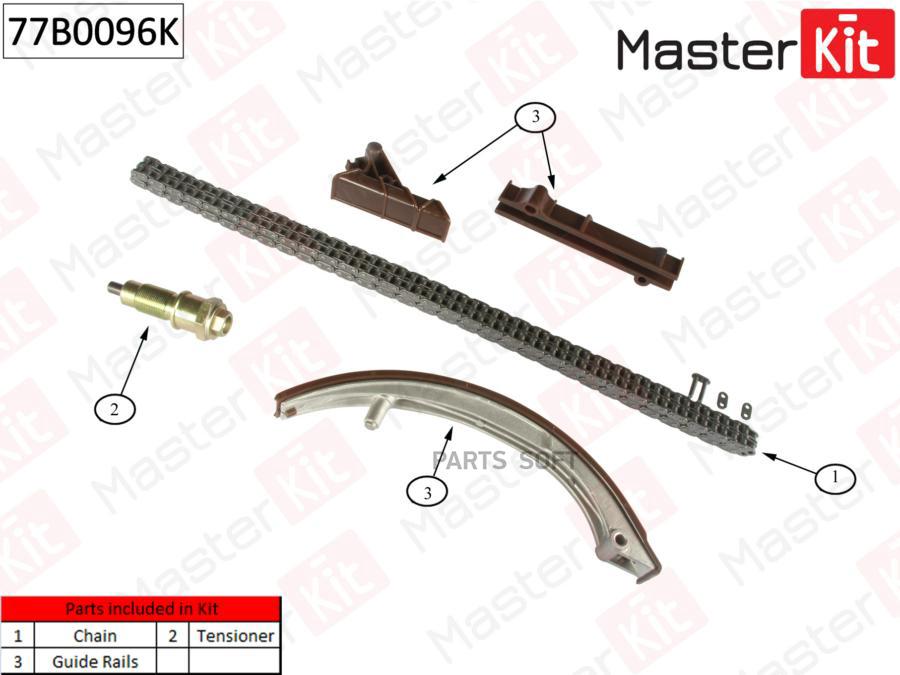 Комплект Цепи Грм Mb 2.0d/2.5d/3.0d Om602,Om603 (Без Звездочек) 77b0096k MasterKit арт. 77
Комплект Цепи Грм Mb 2.0d/2.5d/3.0d Om602,Om603 (Без Звездочек) 77b0096k MasterKit арт. 77