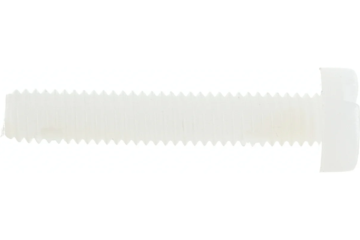 Винт с цилиндрической головкой со шлицем DINFIX DIN 84, полиамид (пластик), M6x50, 10 шт.
Винт с цилиндрической головкой со шлицем DINFIX DIN 84, полиамид (пластик), M6x50, 10 шт.