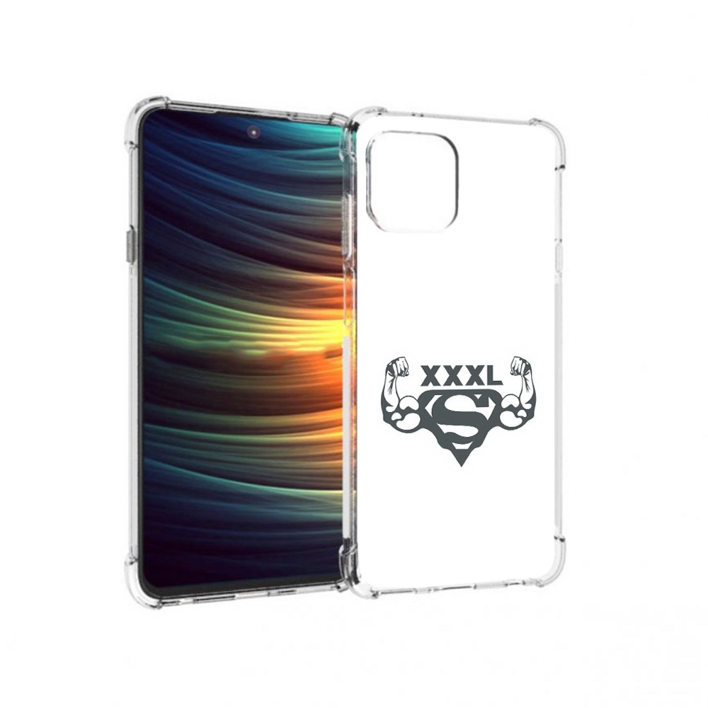 Чехол MyPads Tocco для Motorola 20 Lite бодибилдинг супермен (PT227073.348.237), Прозрачный, Tocco 
Чехол MyPads Tocco для Motorola 20 Lite бодибилдинг супермен (PT227073.348.237), Прозрачный, Tocco