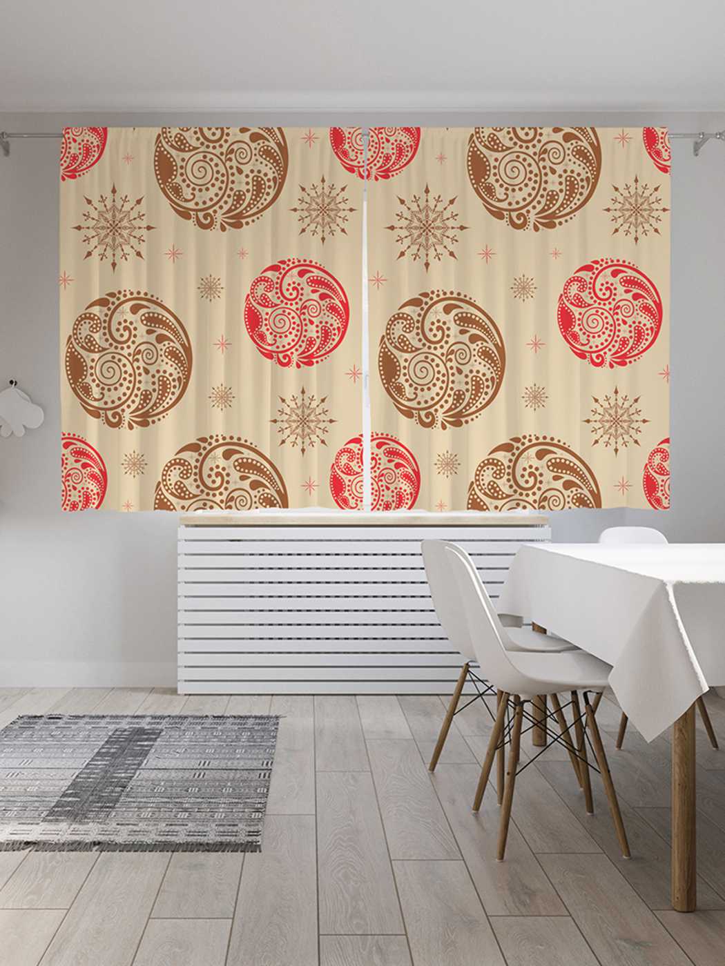 Классические шторы JoyArty "Сладкие узоры", серия Oxford DeLux, 2 полотна 145x180 см, Сладкие узоры 
Классические шторы JoyArty "Сладкие узоры", серия Oxford DeLux, 2 полотна 145x180 см, Сладкие узоры