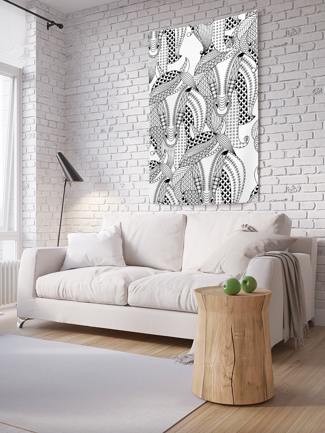 Вертикальное фотопанно на стену JoyArty Фантазия зентангл 150x200 см, Фантазия зентангл
Вертикальное фотопанно на стену JoyArty Фантазия зентангл 150x200 см, Фантазия зентангл