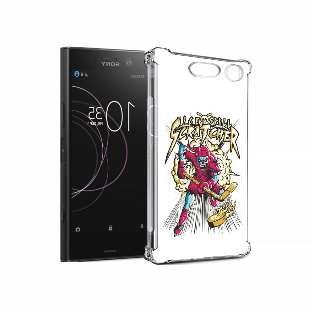 Чехол MyPads Tocco для Sony Xperia XZ1 нарисованный скелет хоккеист (PT77229.221.514), Прозрачный, Tocco
Чехол MyPads Tocco для Sony Xperia XZ1 нарисованный скелет хоккеист (PT77229.221.514), Прозрачный, Tocco