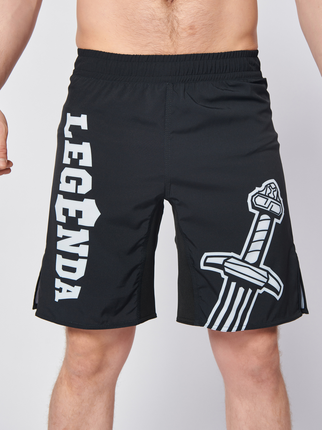 фото Шорты спортивные тренировочные legenda меч черный l