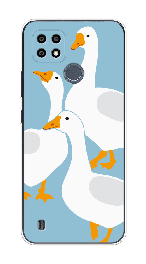 Чехол на Oppo Realme C21Y/C25Y "Гусиное трио", Голубой;белый;серый;желтый, 256850-1
Чехол на Oppo Realme C21Y/C25Y "Гусиное трио", Голубой;белый;серый;желтый, 256850-1