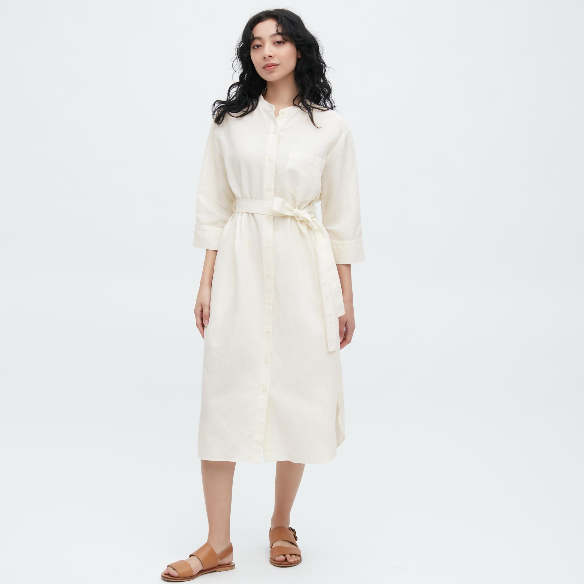 Платье женское UNIQLO 457665COL01 белое L (доставка из-за рубежа), Белый, 457665COL01
Платье женское UNIQLO 457665COL01 белое L (доставка из-за рубежа), Белый, 457665COL01