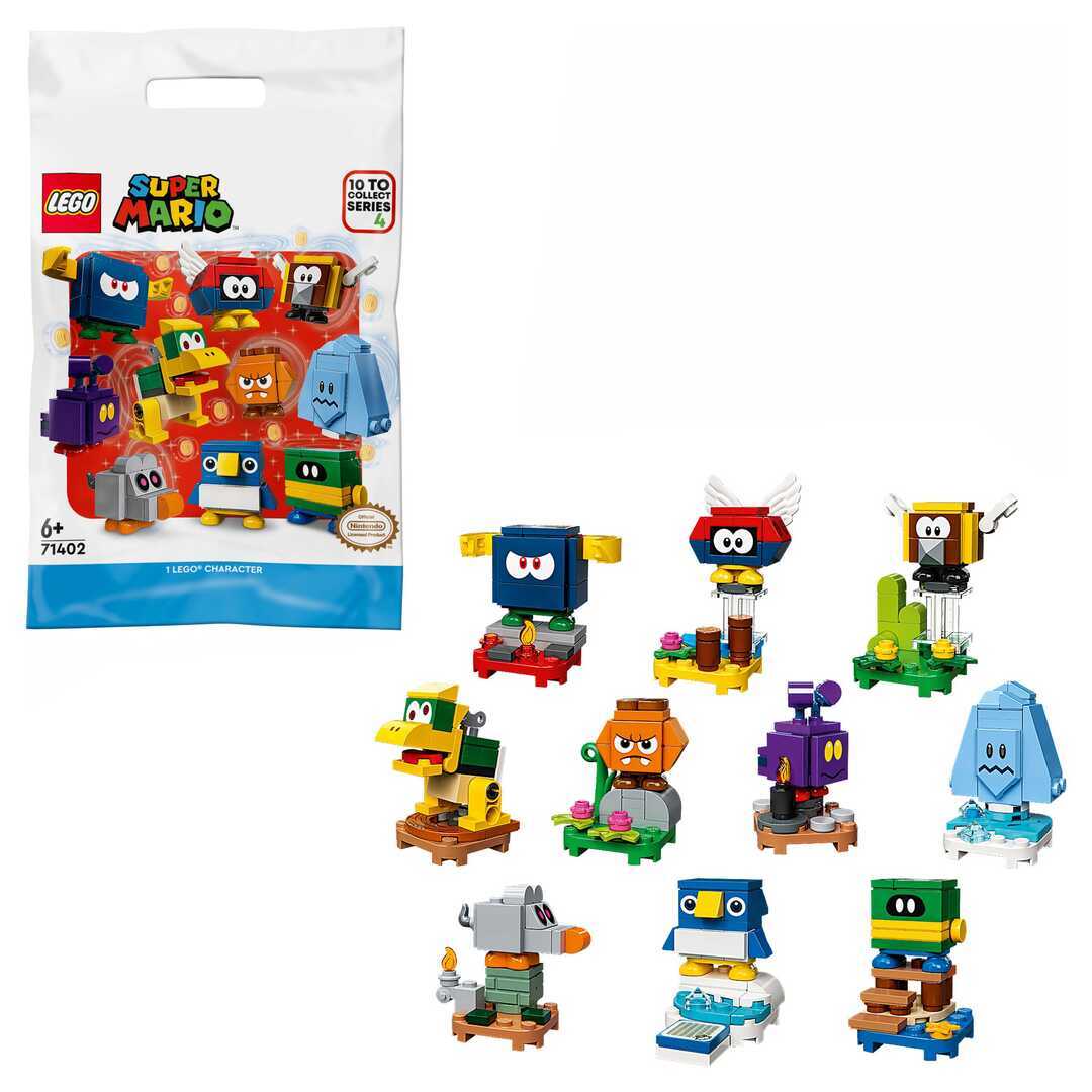 Конструктор LEGO Super Mario 71402 Фигурки персонажей: серия 4, Фигурки персонажей: серия 4
Конструктор LEGO Super Mario 71402 Фигурки персонажей: серия 4, Фигурки персонажей: серия 4