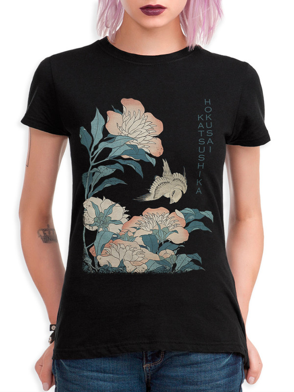 Футболка женская Dream Shirts Кацусика Хокусай - Пионы и Канарейка черная XS, Черный, Кацусика Хокусай - Пионы и Канарейка
Футболка женская Dream Shirts Кацусика Хокусай - Пионы и Канарейка черная XS, Черный, Кацусика Хокусай - Пионы и Канарейка