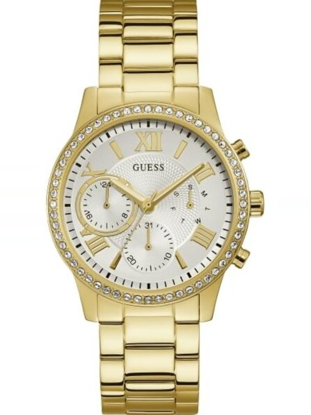 фото Наручные часы женские guess w1069l2 золотистые