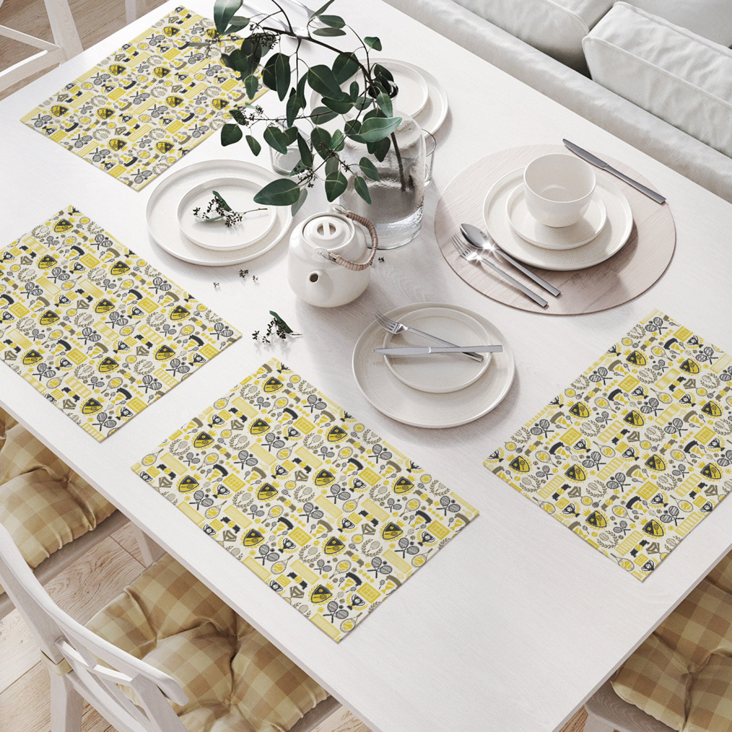 Комплект салфеток JoyArty "Спортивный шаблон" (32х46 см, 4 шт.), Бежевый, Спортивный шаблон
Комплект салфеток JoyArty "Спортивный шаблон" (32х46 см, 4 шт.), Бежевый, Спортивный шаблон