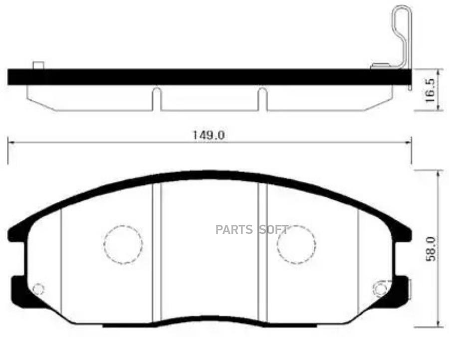 Колодки Тормозные Дисковые Передн Ssangyong: Actyon 06-, Kyron 05-, Rodus 04- HSB HP4007
Колодки Тормозные Дисковые Передн Ssangyong: Actyon 06-, Kyron 05-, Rodus 04- HSB HP4007