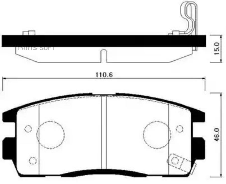 Колодки Тормозные Дисковые Задн Chevrolet: Captiva 06-09 Opel: Antara 06-09 HSB HP2019
Колодки Тормозные Дисковые Задн Chevrolet: Captiva 06-09 Opel: Antara 06-09 HSB HP2019