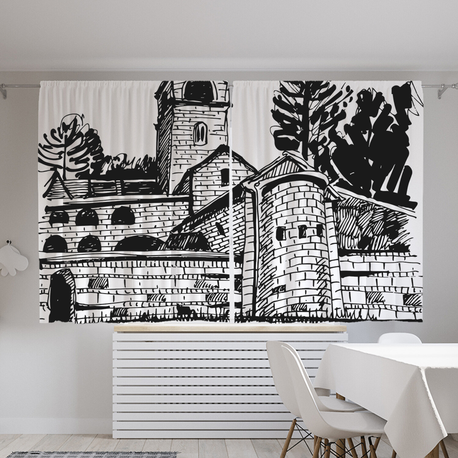 Классические шторы JoyArty "Террасы замка", серия Oxford DeLux, 2 полотна 145x180 см, Террасы замка
Классические шторы JoyArty "Террасы замка", серия Oxford DeLux, 2 полотна 145x180 см, Террасы замка