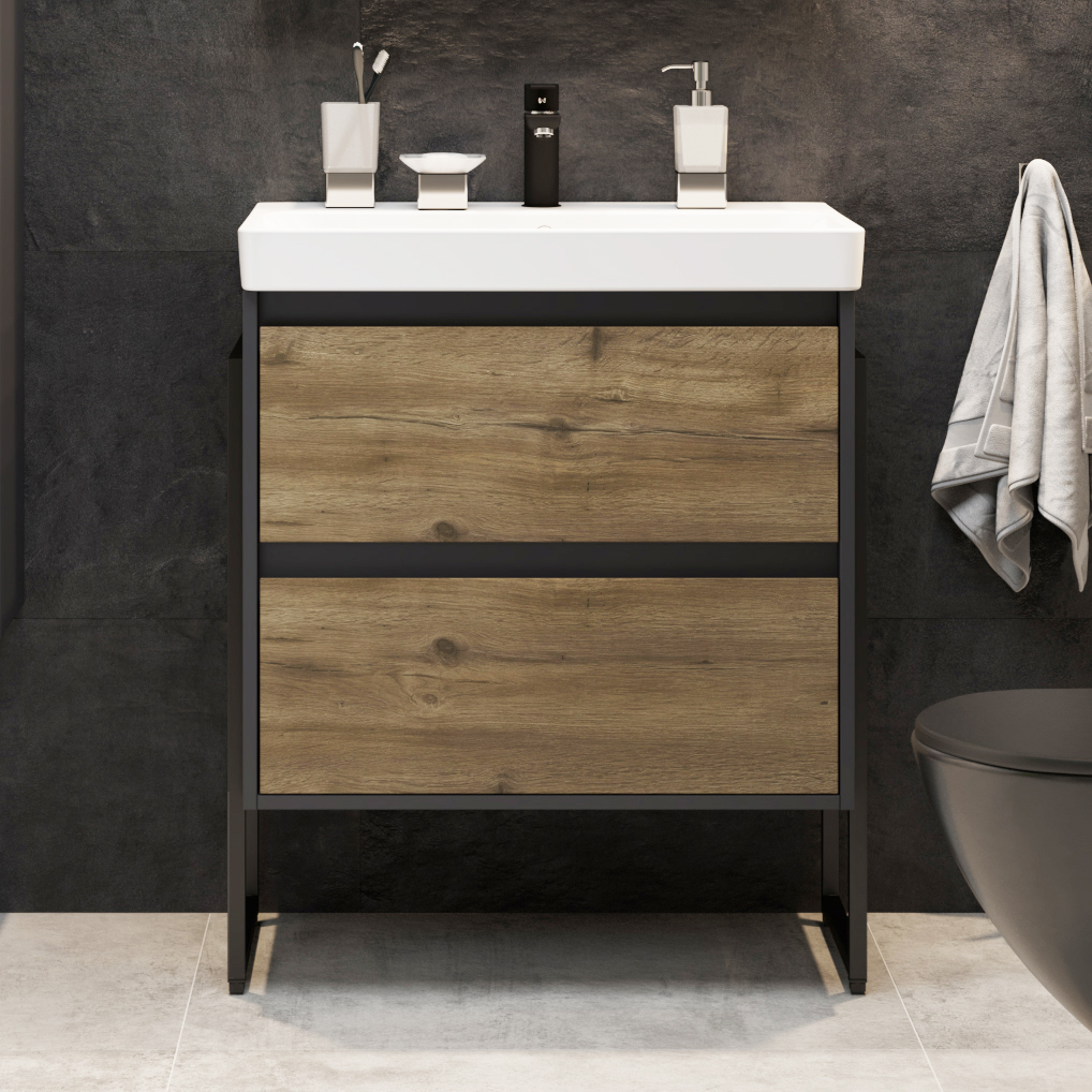 фото Тумба с раковиной stworki кронборг 70