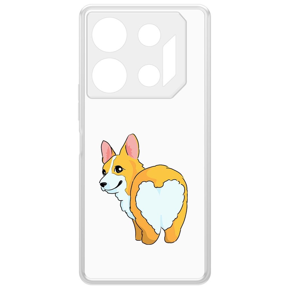 Чехол-накладка Krutoff Clear Case Рисованный корги вид 2 для INFINIX GT 10 Pro, Прозрачный
Чехол-накладка Krutoff Clear Case Рисованный корги вид 2 для INFINIX GT 10 Pro, Прозрачный