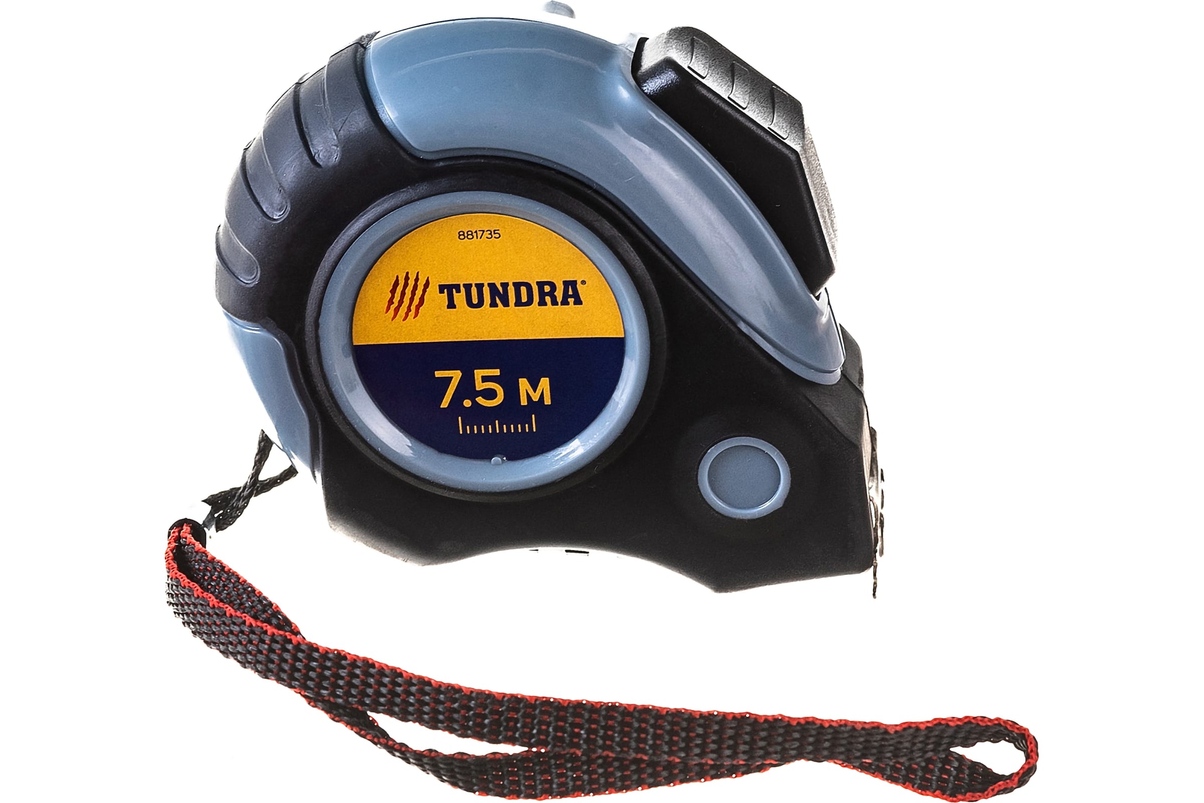 Рулетка TUNDRA двухкомпонентный корпус, автостоп, 7.5 м х 25 мм, магнитный зацеп 881735
Рулетка TUNDRA двухкомпонентный корпус, автостоп, 7.5 м х 25 мм, магнитный зацеп 881735