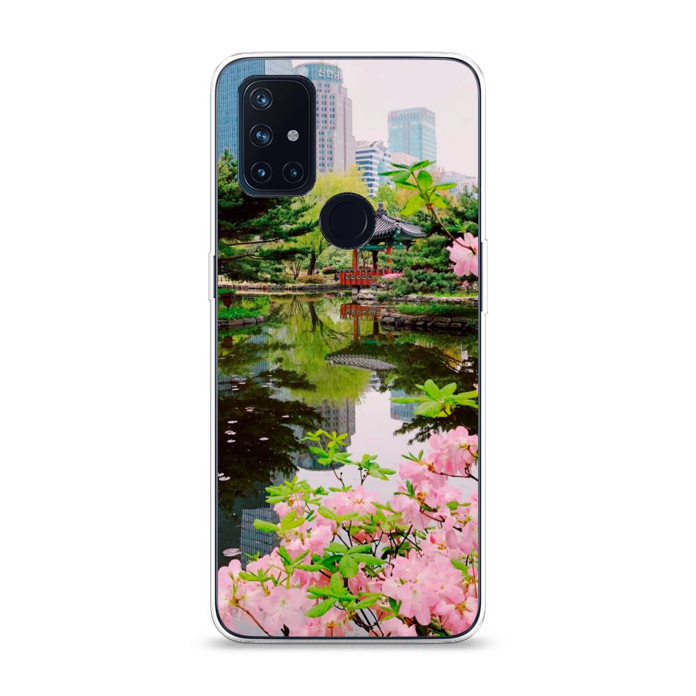 Чехол на OnePlus Nord N10 "Сакура возле озера", Зеленый;розовый;голубой, 152350-2
Чехол на OnePlus Nord N10 "Сакура возле озера", Зеленый;розовый;голубой, 152350-2