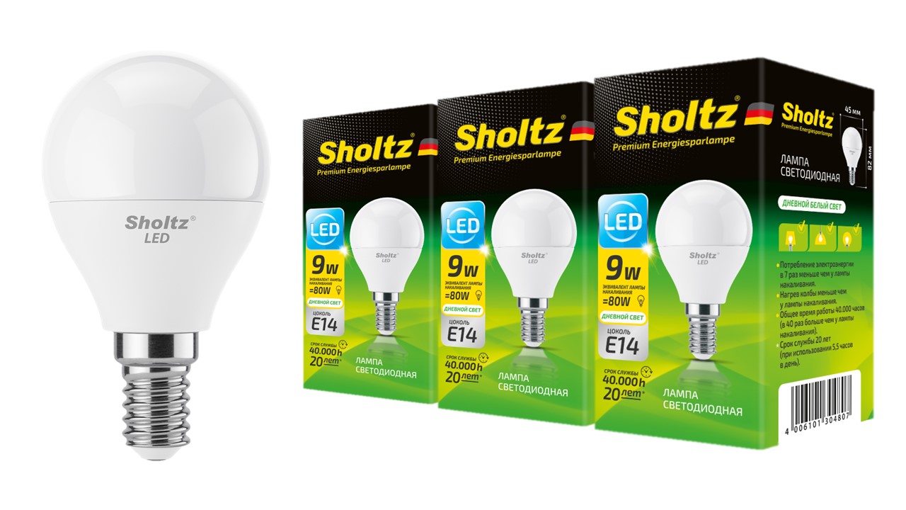 Комплект из 3 светодиодных лама Sholtz шар 9Вт E14 4200К G45 220-240В пластик, LEB3048
Комплект из 3 светодиодных лама Sholtz шар 9Вт E14 4200К G45 220-240В пластик, LEB3048