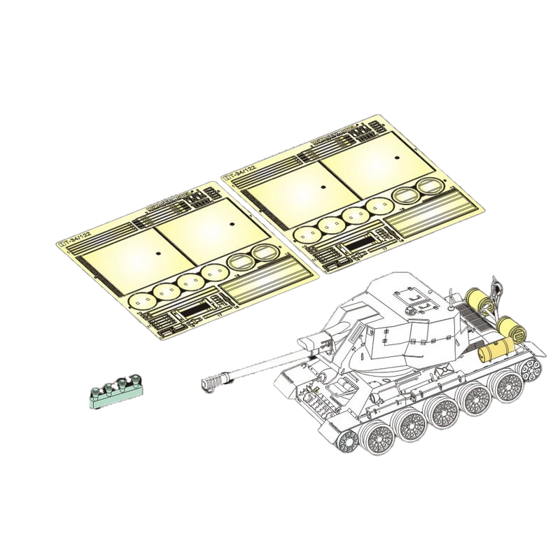 Экстерьер Voyager Model 1/35 танка и дымогенераторы для Советского танка 34 2.0 PEA421, Однотонный
Экстерьер Voyager Model 1/35 танка и дымогенераторы для Советского танка 34 2.0 PEA421, Однотонный