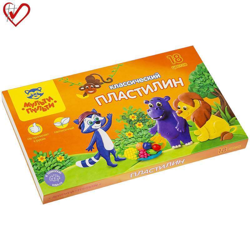 Пластилин классический Мульти-Пульти 236485, в наборе 18 цв, 5 наборов, Разноцветный, 236485
Пластилин классический Мульти-Пульти 236485, в наборе 18 цв, 5 наборов, Разноцветный, 236485