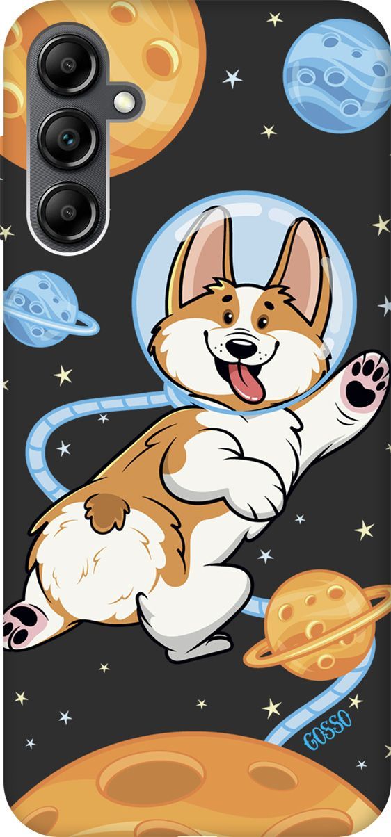 Чехол на Samsung Galaxy A14 с 3D принтом "CosmoCorgi" черный, Черный;коричневый, 158810
Чехол на Samsung Galaxy A14 с 3D принтом "CosmoCorgi" черный, Черный;коричневый, 158810