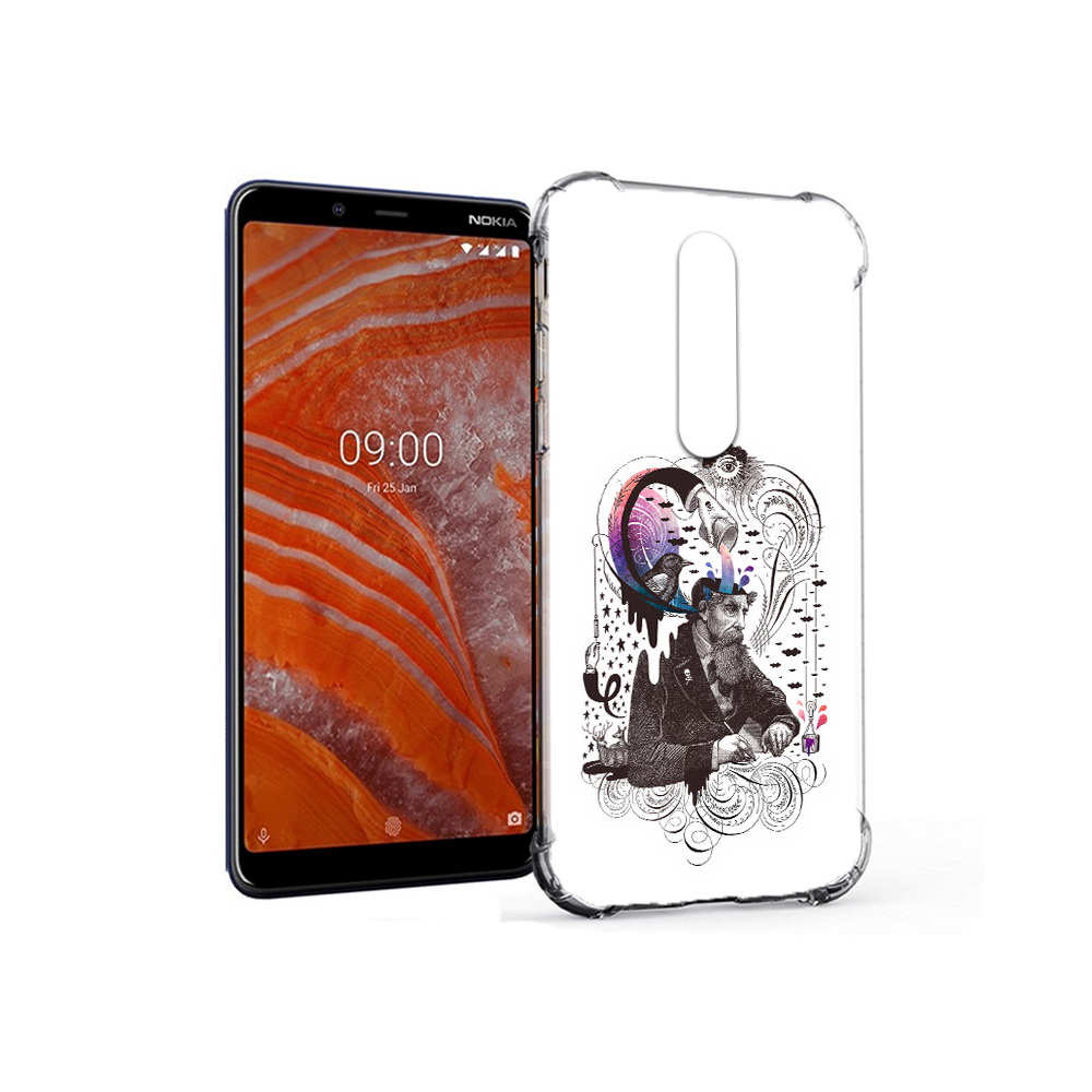 Чехол MyPads Tocco для Nokia 3.1 Plus абстракция думающий мужчина (PT121397.96.210), Прозрачный, Tocco
Чехол MyPads Tocco для Nokia 3.1 Plus абстракция думающий мужчина (PT121397.96.210), Прозрачный, Tocco