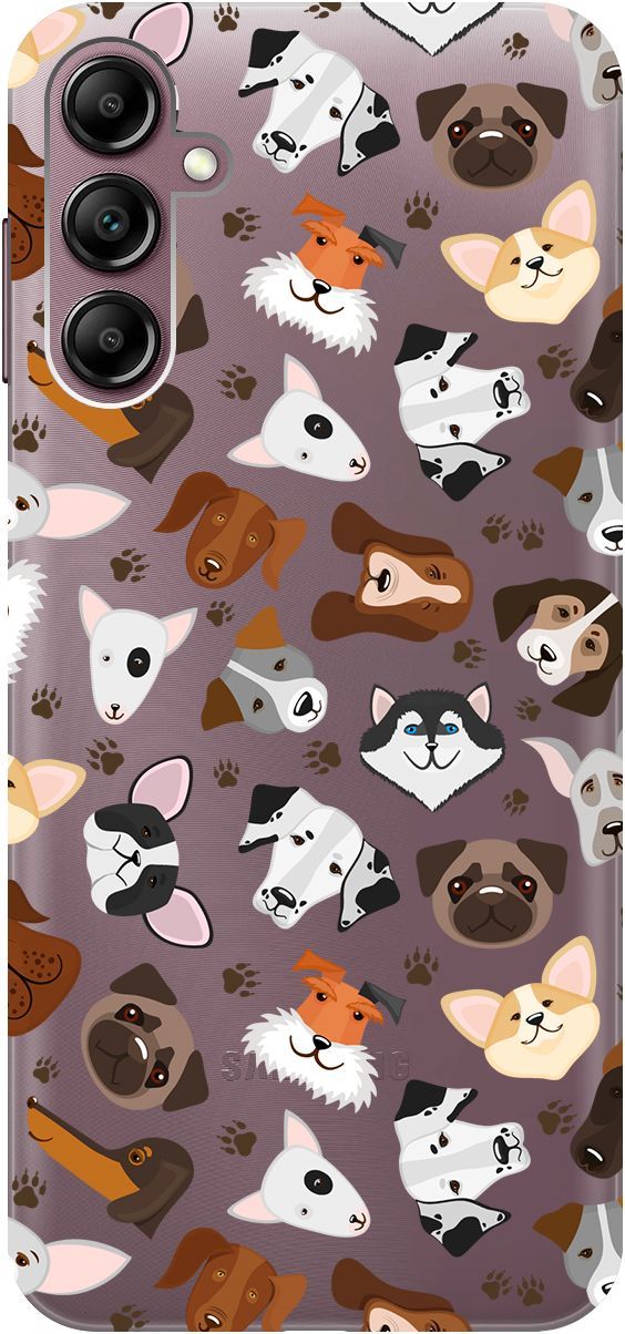 Чехол на Samsung Galaxy A14 с 3D принтом "Dogs Pattern" прозрачный, Прозрачный;коричневый, 158808
Чехол на Samsung Galaxy A14 с 3D принтом "Dogs Pattern" прозрачный, Прозрачный;коричневый, 158808