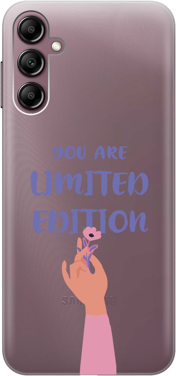 Чехол на Samsung Galaxy A14 с 3D принтом "Limited Edition" прозрачный, Прозрачный;розовый, 158807
Чехол на Samsung Galaxy A14 с 3D принтом "Limited Edition" прозрачный, Прозрачный;розовый, 158807