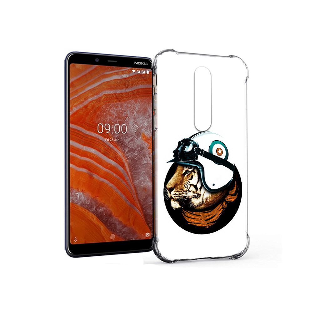 Чехол MyPads Tocco для Nokia 3.1 Plus Тигр в шлеме (PT121397.96.171), Прозрачный, Tocco
Чехол MyPads Tocco для Nokia 3.1 Plus Тигр в шлеме (PT121397.96.171), Прозрачный, Tocco