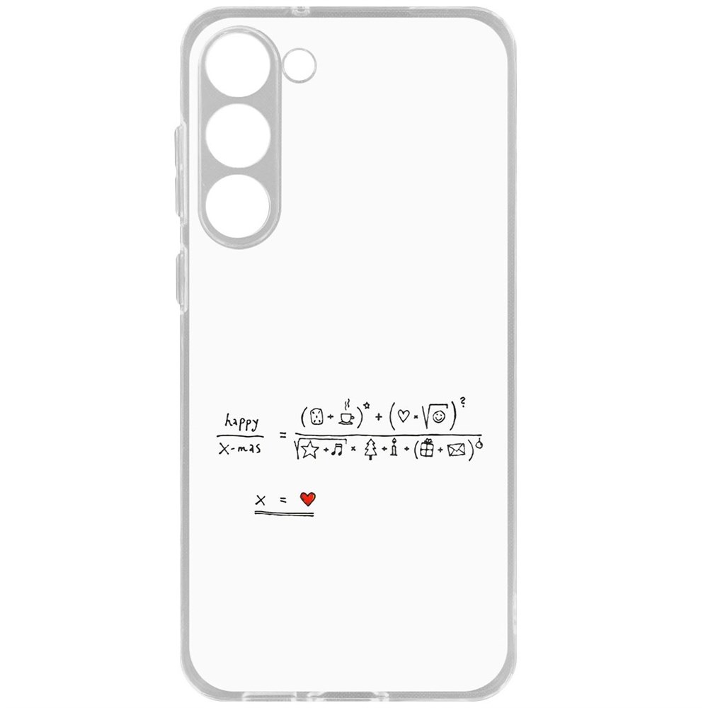 Чехол-накладка Krutoff Clear Case Праздничная формула для Samsung Galaxy S23+, Прозрачный
Чехол-накладка Krutoff Clear Case Праздничная формула для Samsung Galaxy S23+, Прозрачный