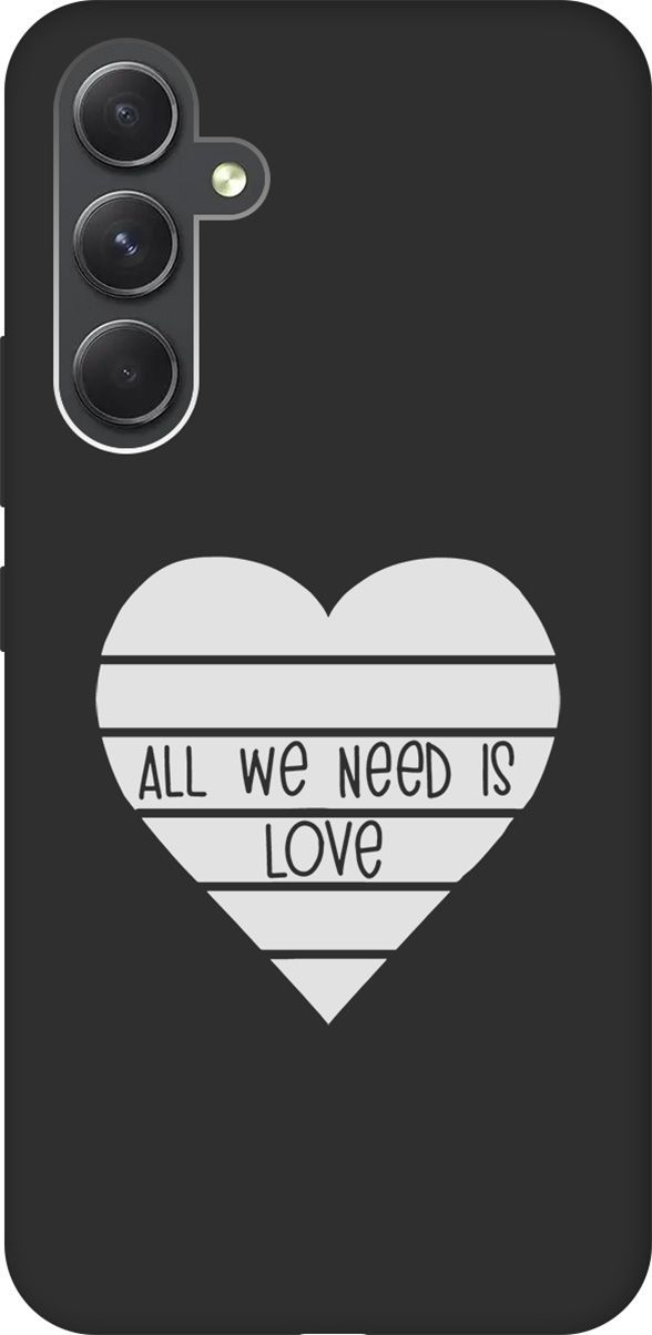 Чехол на Samsung Galaxy A54 5G с 3D принтом "All We Need is Love W" черный, Черный;белый, 158769
Чехол на Samsung Galaxy A54 5G с 3D принтом "All We Need is Love W" черный, Черный;белый, 158769