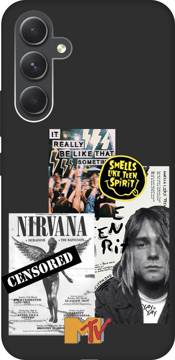 Чехол на Samsung Galaxy A54 5G с 3D принтом "Nirvana" черный, Черный;белый, 158769
Чехол на Samsung Galaxy A54 5G с 3D принтом "Nirvana" черный, Черный;белый, 158769