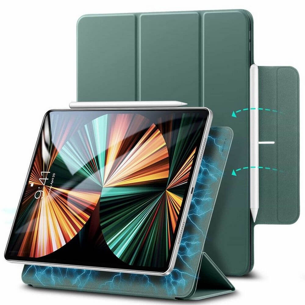Чехол книжка ESR Rebound Magnetic Case с застежкой iPad Pro 12.9(2021) iPad Pro 12.9(2020), Зеленый, Magnetic Case iPad Pro 12.9
Чехол книжка ESR Rebound Magnetic Case с застежкой iPad Pro 12.9(2021) iPad Pro 12.9(2020), Зеленый, Magnetic Case iPad Pro 12.9