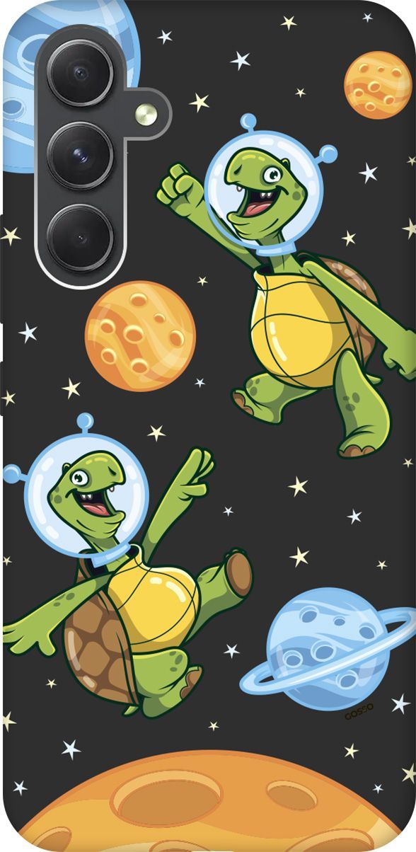 Чехол на Samsung Galaxy A54 5G с 3D принтом "CosmoTurtles" черный, Черный;бежевый, 158768
Чехол на Samsung Galaxy A54 5G с 3D принтом "CosmoTurtles" черный, Черный;бежевый, 158768