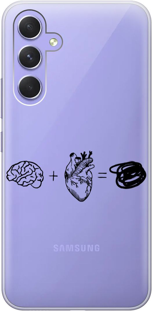 Чехол на Samsung Galaxy A54 5G с 3D принтом "Brain Plus Heart" прозрачный, Прозрачный;черный, 158766
Чехол на Samsung Galaxy A54 5G с 3D принтом "Brain Plus Heart" прозрачный, Прозрачный;черный, 158766