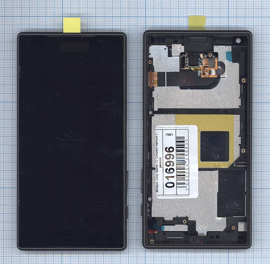 Дисплей с тачскрином для Sony Xperia Z5 Compact черный с рамкой, для Sony Xperia Z5 Compact
Дисплей с тачскрином для Sony Xperia Z5 Compact черный с рамкой, для Sony Xperia Z5 Compact