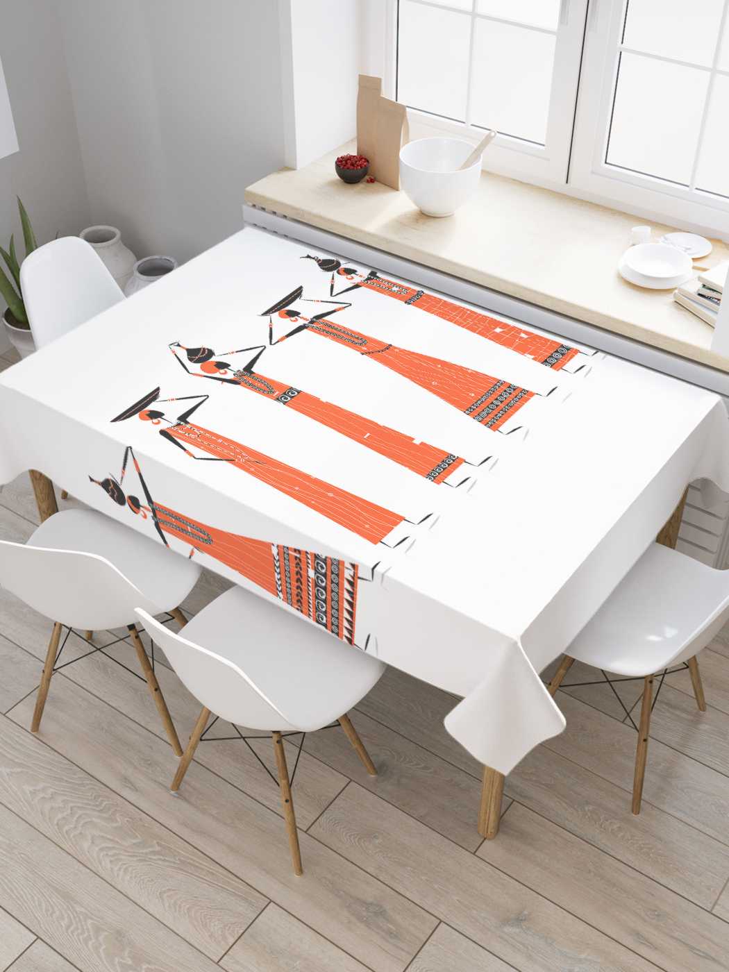 Скатерть прямоугольная JoyArty "Этнические женщины" из оксфорда, 180x145 см, Белый, Этнические женщины
Скатерть прямоугольная JoyArty "Этнические женщины" из оксфорда, 180x145 см, Белый, Этнические женщины