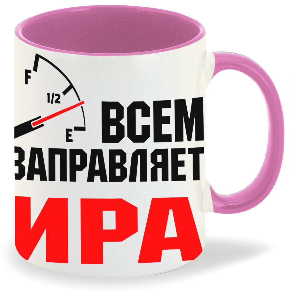 Кружка CoolPodarok Кружка именная Всем заправляет Ира, Кружка именная Всем заправляет Ира
Кружка CoolPodarok Кружка именная Всем заправляет Ира, Кружка именная Всем заправляет Ира
