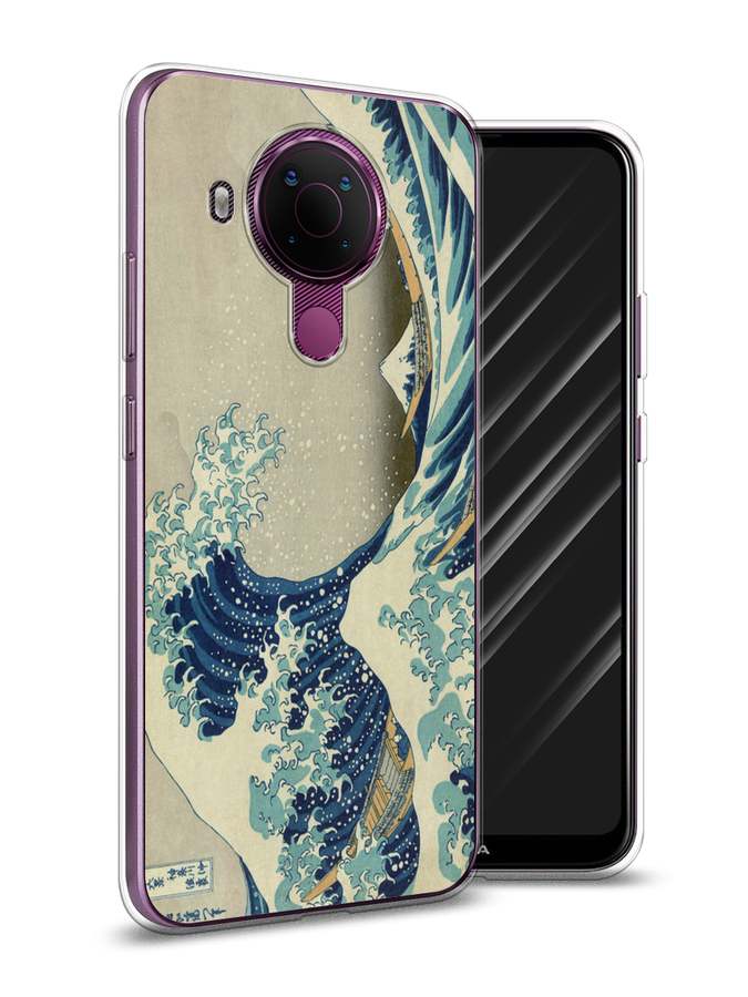 Чехол Awog на Nokia 5.4 / Нокиа 5.4 "Большая волна в Канагаве", Серый;синий;голубой, 123650-9
Чехол Awog на Nokia 5.4 / Нокиа 5.4 "Большая волна в Канагаве", Серый;синий;голубой, 123650-9